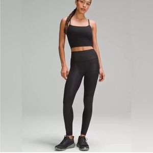 Wunder Train High-Rise Tight 25" Black Radiate Foil